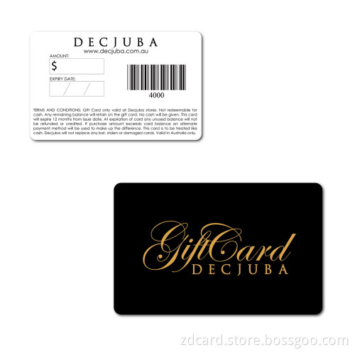 Barcode RFID Cards